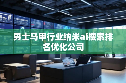 男士馬甲行業納米ai搜索排名優化公司