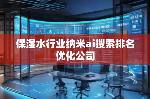 保濕水行業納米ai搜索排名優化公司