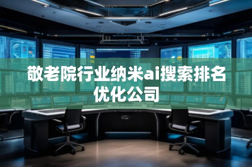 敬老院行業(yè)納米ai搜索排名優(yōu)化公司