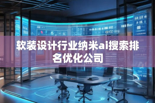 軟裝設計行業納米ai搜索排名優化公司