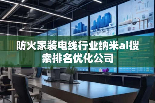 防火家裝電線行業(yè)納米ai搜索排名優(yōu)化公司