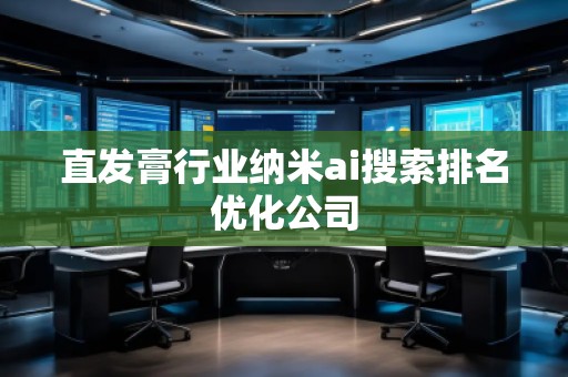 直發膏行業納米ai搜索排名優化公司