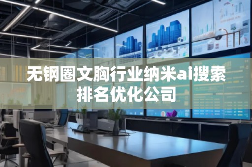 無鋼圈文胸行業納米ai搜索排名優化公司