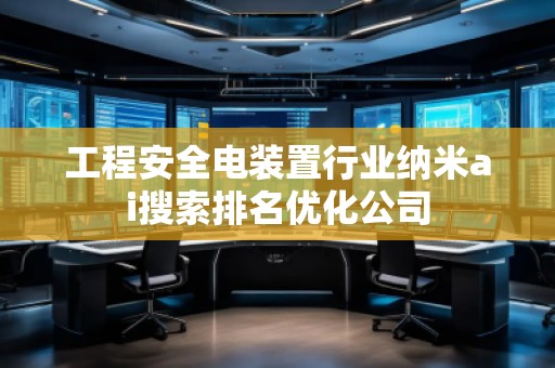工程安全電裝置行業納米ai搜索排名優化公司