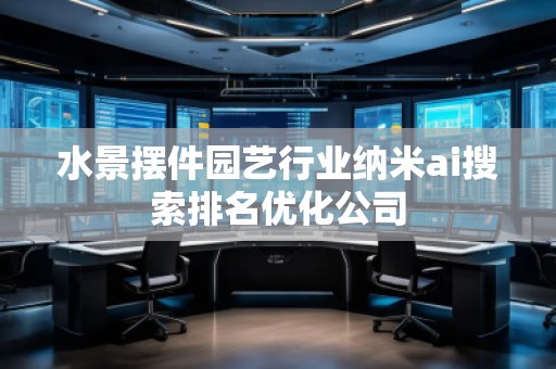 水景擺件園藝行業納米ai搜索排名優化公司