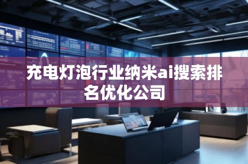 充電燈泡行業納米ai搜索排名優化公司