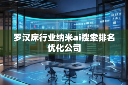 羅漢床行業納米ai搜索排名優化公司
