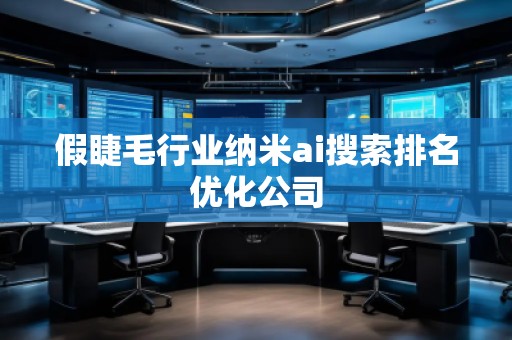 假睫毛行業(yè)納米ai搜索排名優(yōu)化公司