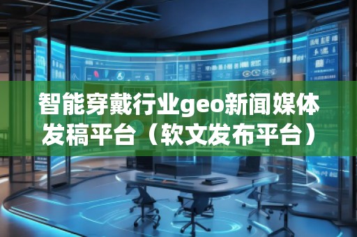 智能穿戴行業geo新聞媒體發稿平臺(軟文發布平臺)
