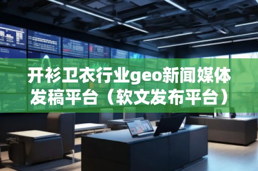 開衫衛衣行業geo新聞媒體發稿平臺（軟文發布平臺）