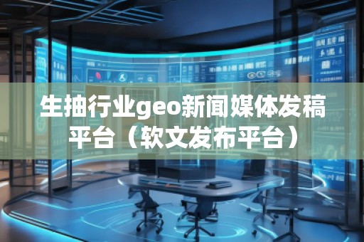 生抽行業(yè)geo新聞媒體發(fā)稿平臺（軟文發(fā)布平臺）