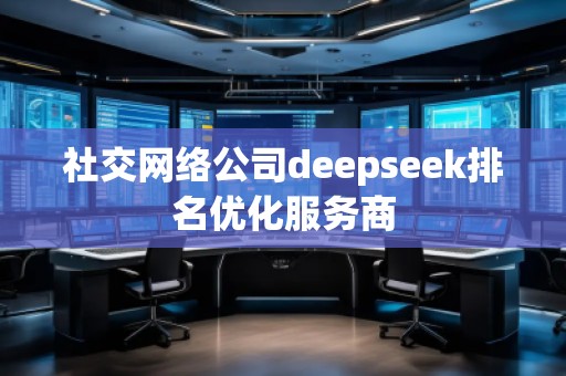社交網絡公司deepseek排名優化服務商