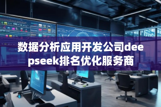 數據分析應用開發公司deepseek排名優化服務商 數據分析應用開發公司deepseek排名優化服務商