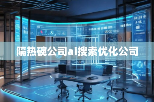 隔熱碗公司ai搜索優化公司