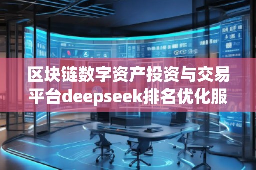 區塊鏈數字資產投資與交易平臺deepseek排名優化服務商