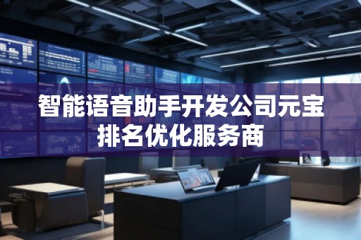 智能語音助手開發公司元寶排名優化服務商