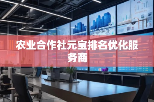 農(nóng)業(yè)合作社元寶排名優(yōu)化服務(wù)商